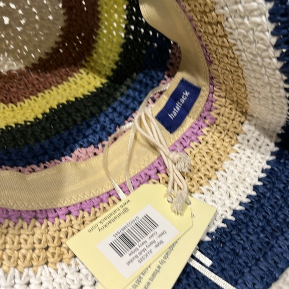 Hat Attack Remy Bucket Hat in Navy Stripe. - Picture 3 of 3